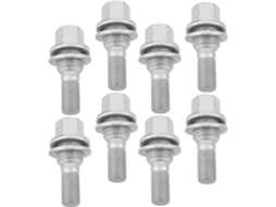 Kit Com 8 Parafusos E Porcas Para Rodas, Parafusos De Reposição Para Veículos, Calotas Automotivas.