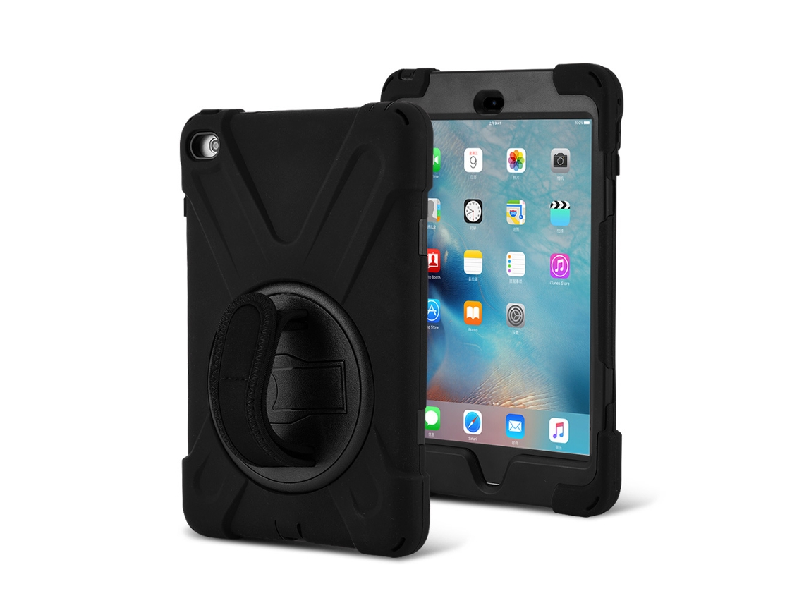 Case (suporte Antichoque) Capa Para Ipad Mini4 (preto)