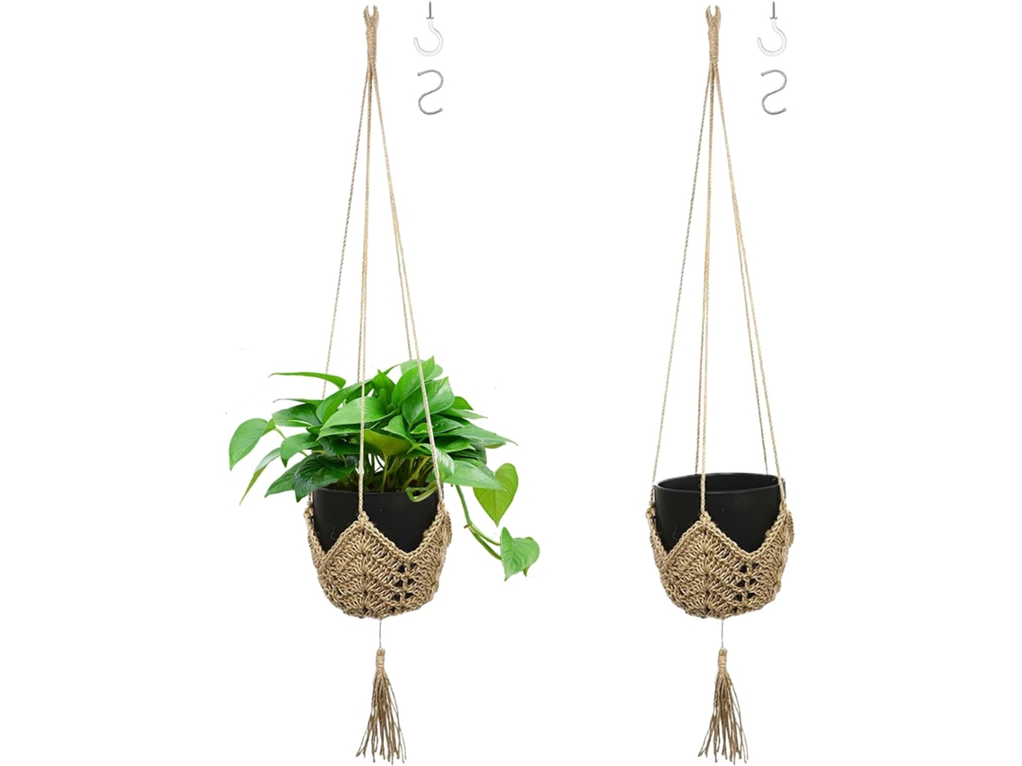 Suportes Suspensos Para Plantas, 2 Peças De 99 Cm (39 Polegadas)