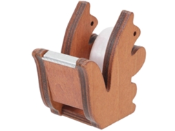 Dispensador De Fita Adesiva Em Formato De Esquilo Fofo, Ideal Para Uso Em Mesas, Multicolorido, Com Função De Dispensar Fita Adesiva. Conjunto Co