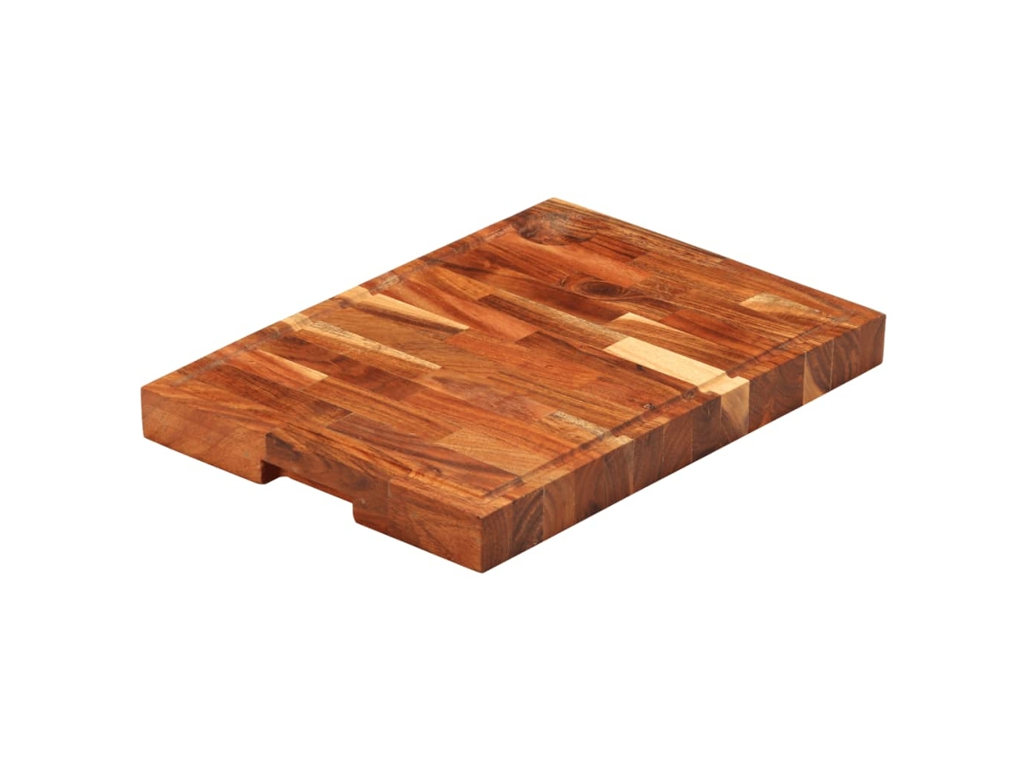 Vidaxl Tábua De Cortar 42x30x4 Cm Madeira De Acácia Maciça