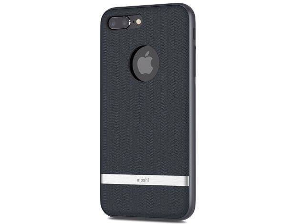 Capa iPhone 6 Plus, 6s Plus, 7 Plus, 8 Plus MOSHI Vesta Preto