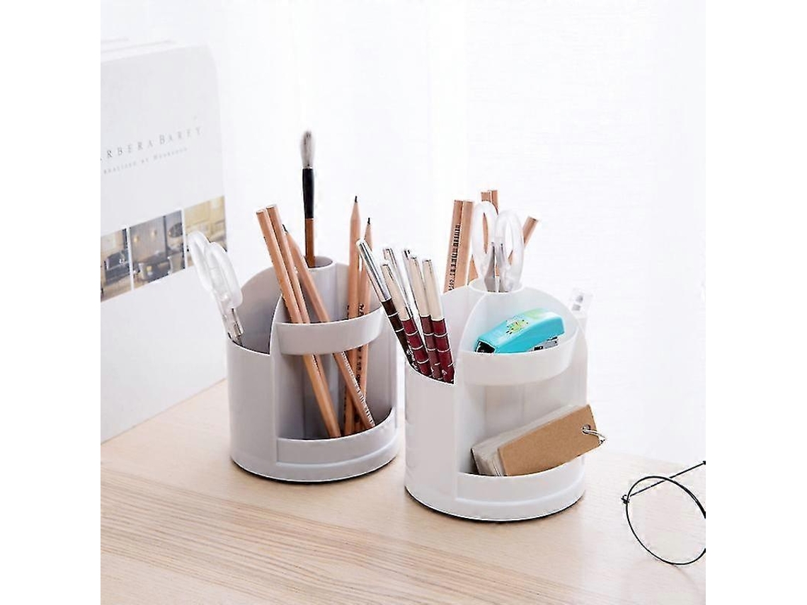 Lurelia Organizador De Maquilhagem, 13,5 X 11,8 Cm, 360°, Resistente, 4 Compartimentos, Borracha, Giratório