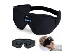 Fones de Ouvido Bluetooth para Dormir, com Máscara para os Olhos, Sem Fio, Som Estéreo Hd, Música Integrada AQUAFORGE