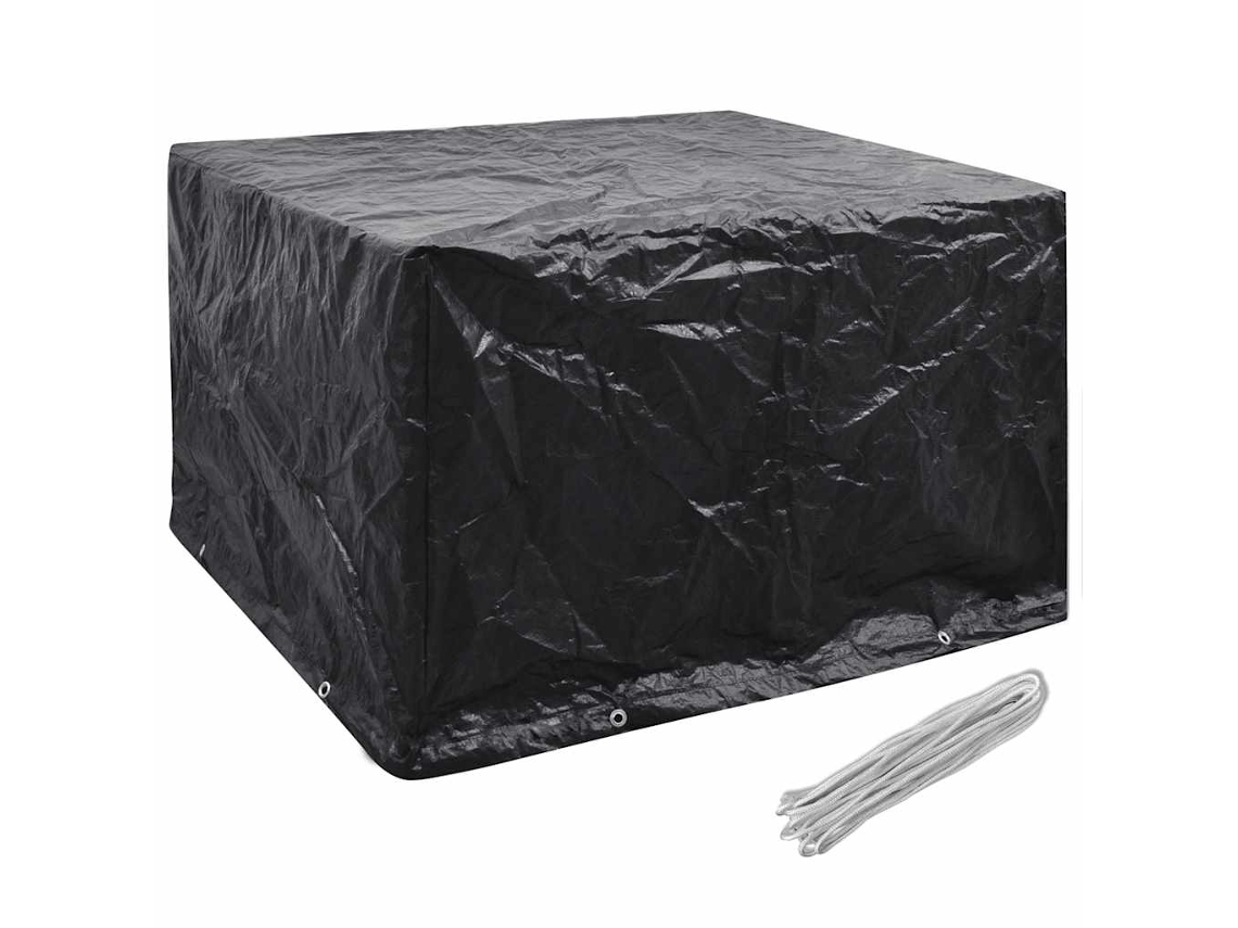 Maison Exclusive - Capas Para Mobiliário De Jardim 2 Pcs 8 Ilhós 135x135x90 Cm