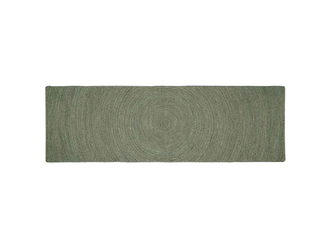 Vidaxl Tapetes De Área Verde-azeitona 80 X 250 Cm Juta
