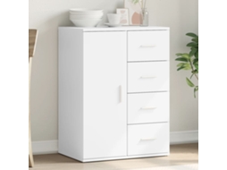 Vidaxl Aparador 59x39x80 Cm Derivados De Madeira Branco