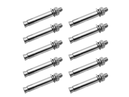 Conjunto de 10 Parafusos de Expansão AQUAFORGE