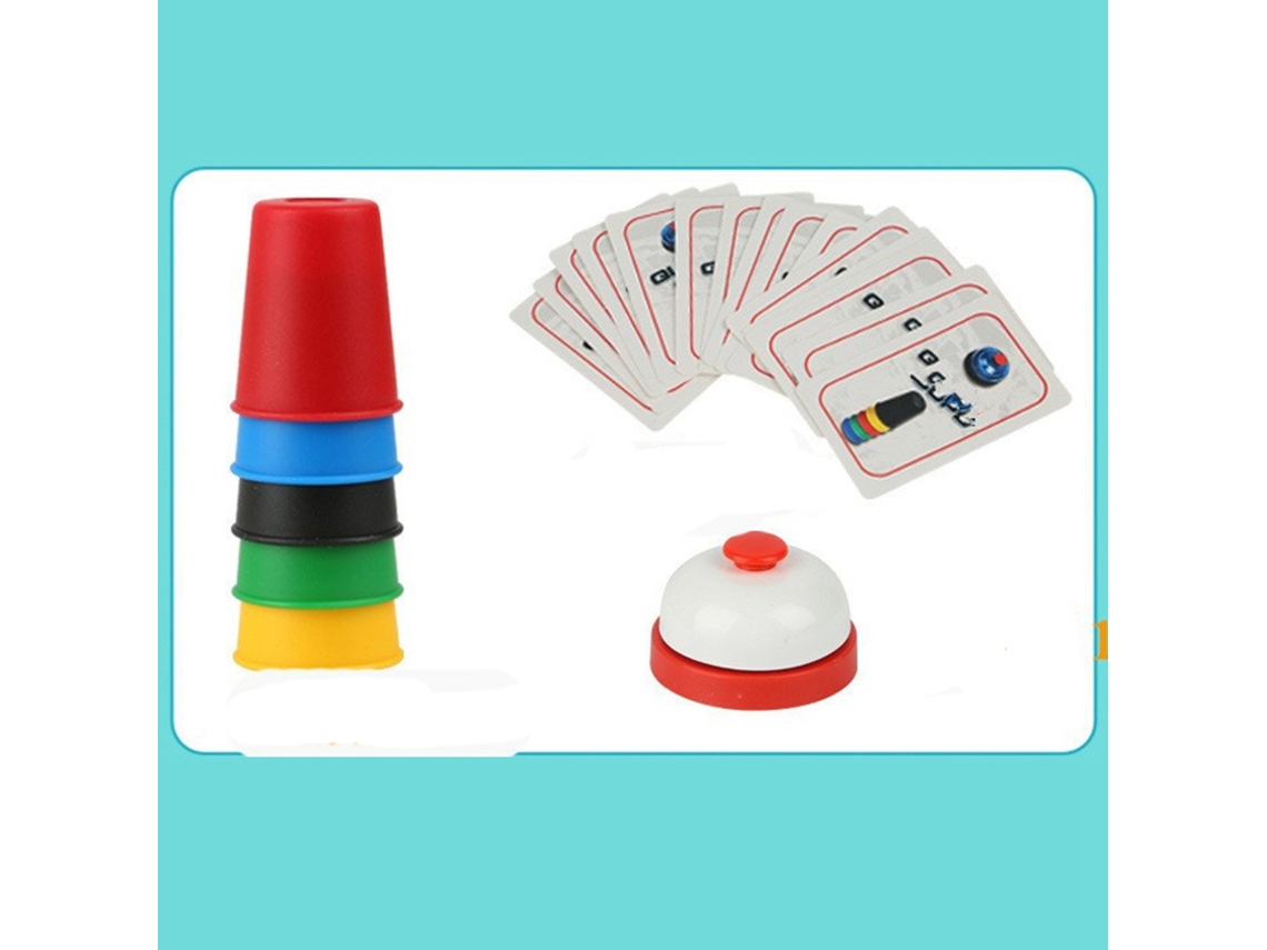 Primerox jogo Educativo de Copos de Empilhar para Crianças com Treinamento de Velocidade Interativo