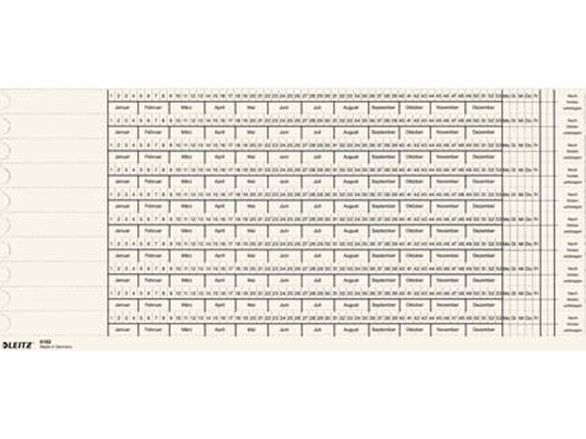 Papel para calculadoras LEITZ 61620001 Branco