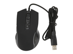 Aetheria mouse Gamer Usb2.0 com 4 Dpi Ajustáveis Iluminação Rgb Design Ergonomico para Pc Laptop Preto