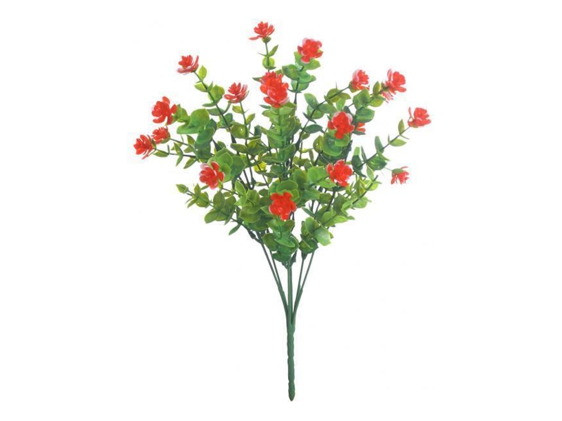 Eucalipto rosa artificial de 6 x 7 polegadas (Paraslowmoose)