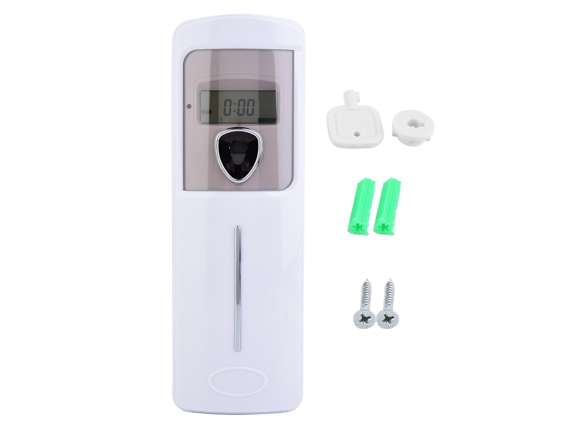 Laxiscreed Dispensador De Aromatizante De Parede Automático Com Visor Lcd Para Ambientes
