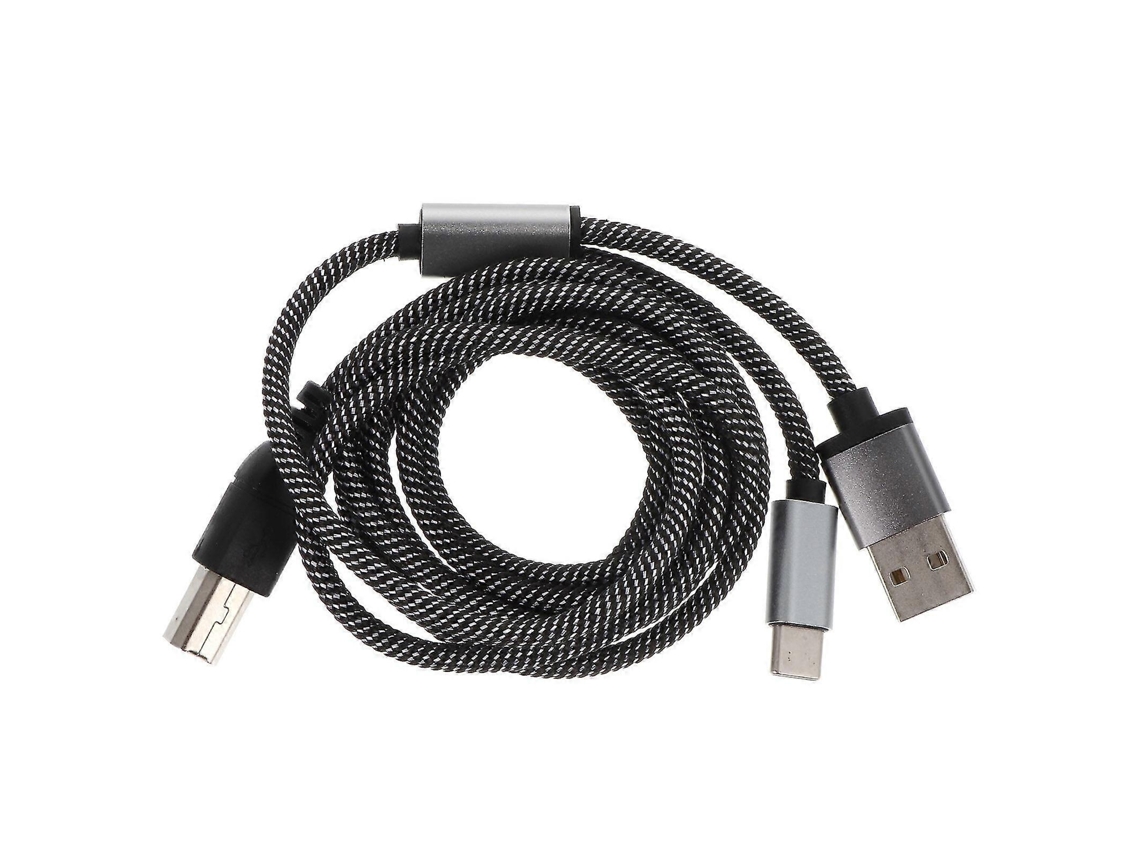 Cabo Lurelia USB-C para USB-B, dados para impressoras, scanners e controladores MIDI.