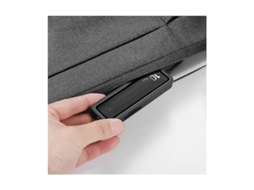 Hub USB 6 em 1 YURU com 4 portas USB 3.1 Gen 2, leitor de cartões TF, preto