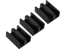 3 Guias Inferiores De Plástico, Limitadores De Porta Antiderrapantes, Posicionamento Preciso, 8mm Para Portas De Correr