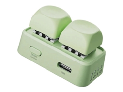 Virador De Páginas Bluetooth Greenhigh-profile Mini Com Teclado E Dois Botões Para Celular E Tablet (verde)