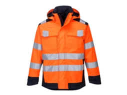 Jaqueta Modaflame Rain Multi Norm Arc - Proteção E Conforto Laranja-mar / S