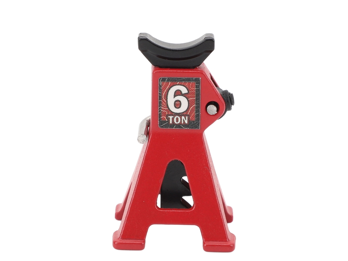 Mali suporte de Jack Mini de Liga de Alumínio e Ferro para Carros Rc Crawler Scx24 1/24 1/18 Vermelho
