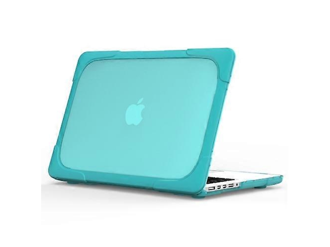Capa Protetora Antiqueda Bicolor Tpu Pc Para Laptop Macbook Pro Retina 13,3 Polegadas A1502 / A1425 Aquaforge (azul Celeste)