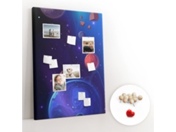 Painel De Cortiça Para Parede Arte Do Universo Para O Escritório Espelharte (100x140 Cm)