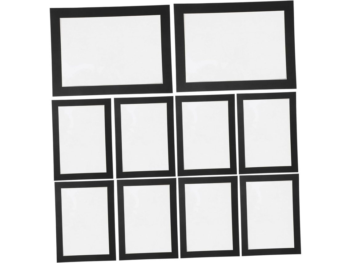 Conjunto De 12 Molduras De Papelão Para Fotos, Ideais Para Meninos E Meninas