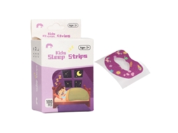Mali tiras Bucais para Sono Infantil Roxo Pequeno 100pcs Respirável para Respiração Nasal