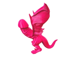 Ornamento de Dinossauro em Resina, 15cm | S/MARCA