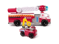 Patrulha Canina Veículo de Brinquedo Resgate de Incêndio DLX Caminhão de Bombeiros 6072600 P25spin Master
