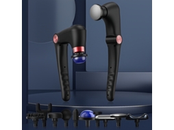 Pistola de Massagem Facial Dobrável Recarregável por Usb, com Nove Configurações de Intensidade e Funcionalidade de Ajuste Multiangular... STELASPLEN