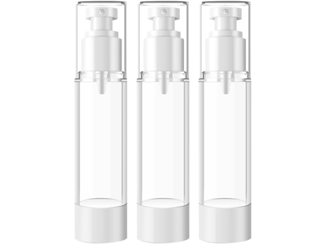 Conjunto De 3 Frascos Spray Compactos Portáteis E Recarregáveis