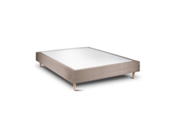 Sommier Rígido 20 Milano  Taupe Pés Cônicos 200 X 160 Cm Altura 35 Cm Indream