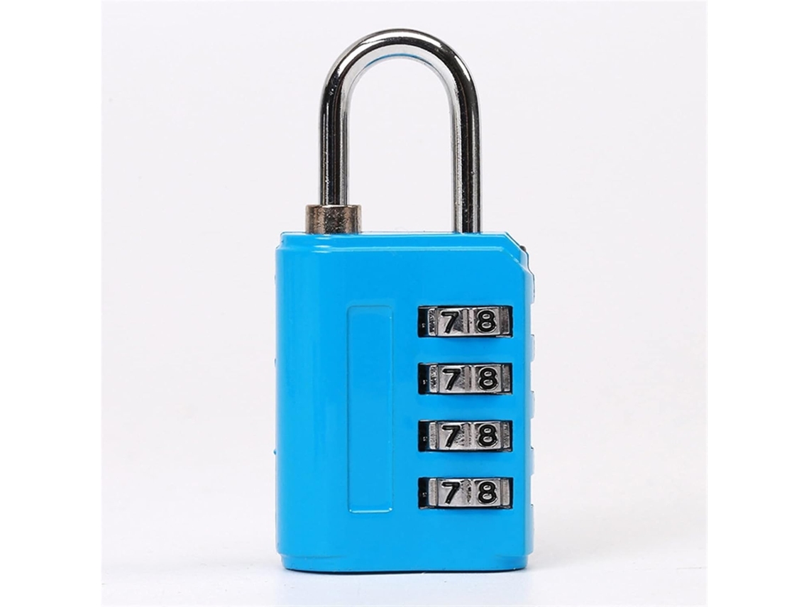 Cadeado Kmono Com Combinação De Senha 4 Dígitos Em Liga Alumínio Para Mala, Bagagem, Viagens, Cadeado Com Código
