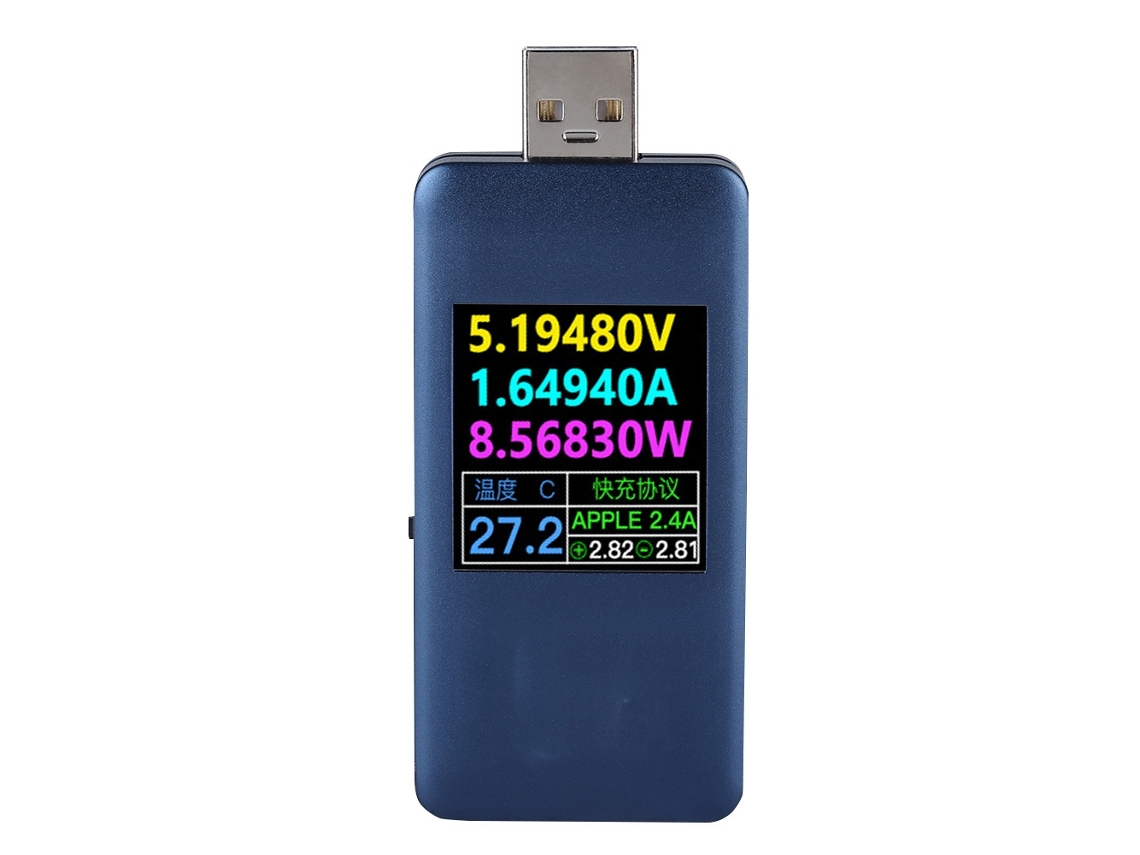 Testador De Carga Rápida Pd, Testador Usb Com Display Lcd.