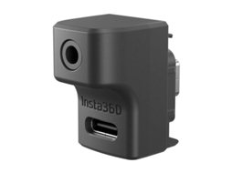 Adaptador De Áudio Para Microfone Insta360 Para Ace Pro 2 Ace Pro Ace Mic De Alta Qualidade