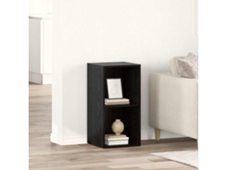 Vidaxl Conjunto de Móvel de Tv Montado na Parede Preto 72 X 35 X 37 Cm