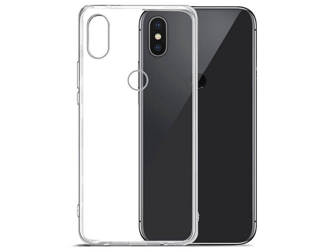 Capa Para Xiaomi Redmi Note 5 (4g) Transparente Silicone Tpu Gel Case Gtrpesp Protetor De Tela De Vidro Temperado Movilearvayotoy