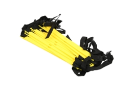 Lurelia Escada De Agilidade Corda De Treinamento De Futebol Agility Ladder 6m 12 Varas Amarela