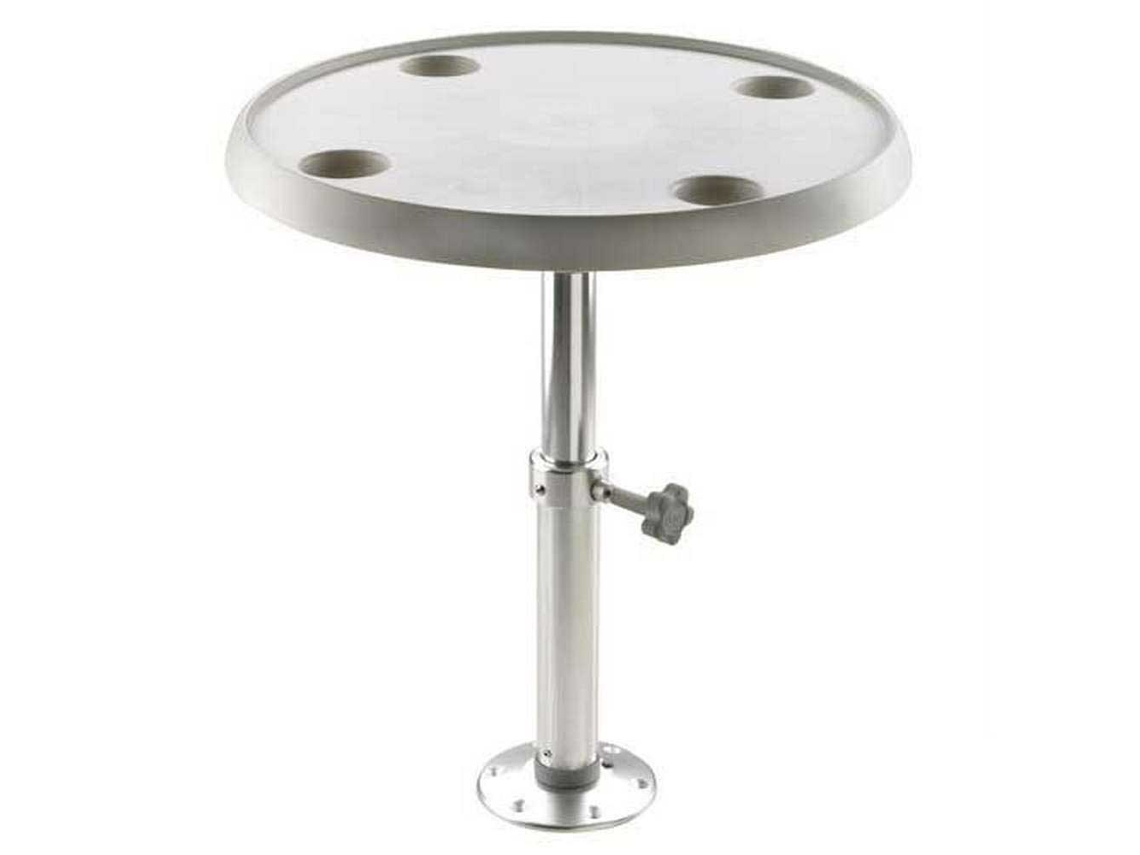 Mesa Redonda 50-70 Cm Prateado 60 Cmvetus
