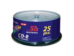 P10DCRCA14A CD virgem CD-R 700 MB 25 unidade(s) FUJIFILM