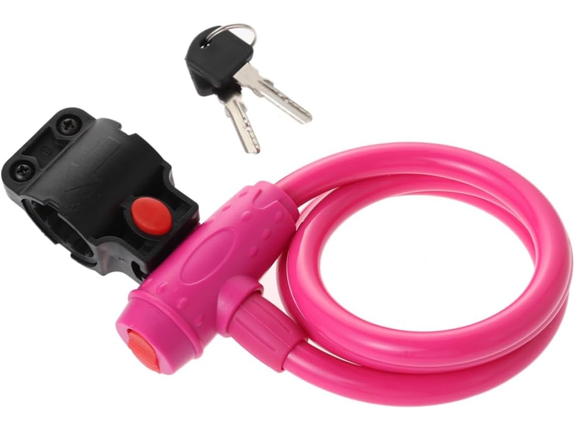 Cadeado Para Bicicleta Resistente A Arranhões, Cadeado Com Cabo