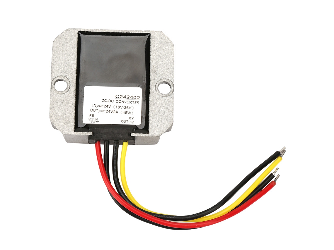 Regulador de Tensão Boost Buck 18 36v para 24v 2a Ip65