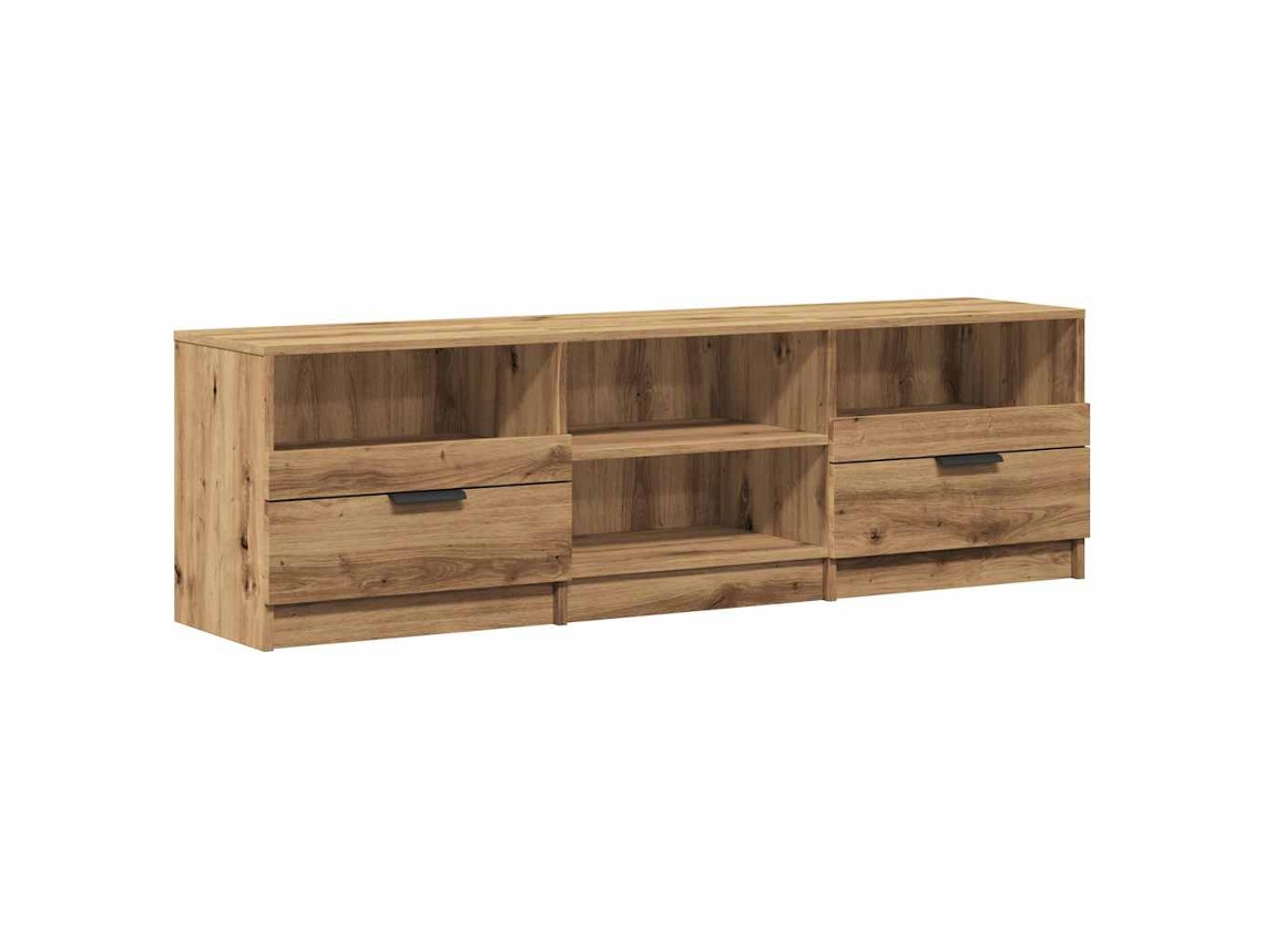 Tv Cabinet, Tv Cabinets Vidaxl Marrom Madeira Processada (n/a)