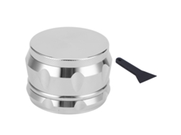 Mini moedor portátil de liga de zinco, moedor manual de tabaco, ferramenta para fumar, acessório para cigarro.