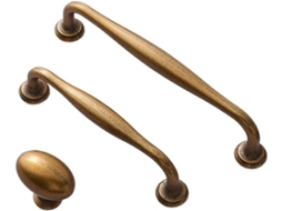 Puxadores Retrô De Cobre Para Gavetas Armários, Móveis E Portas De Guarda Roupas, Estilo Vintage, 1 Peça 1-96mm