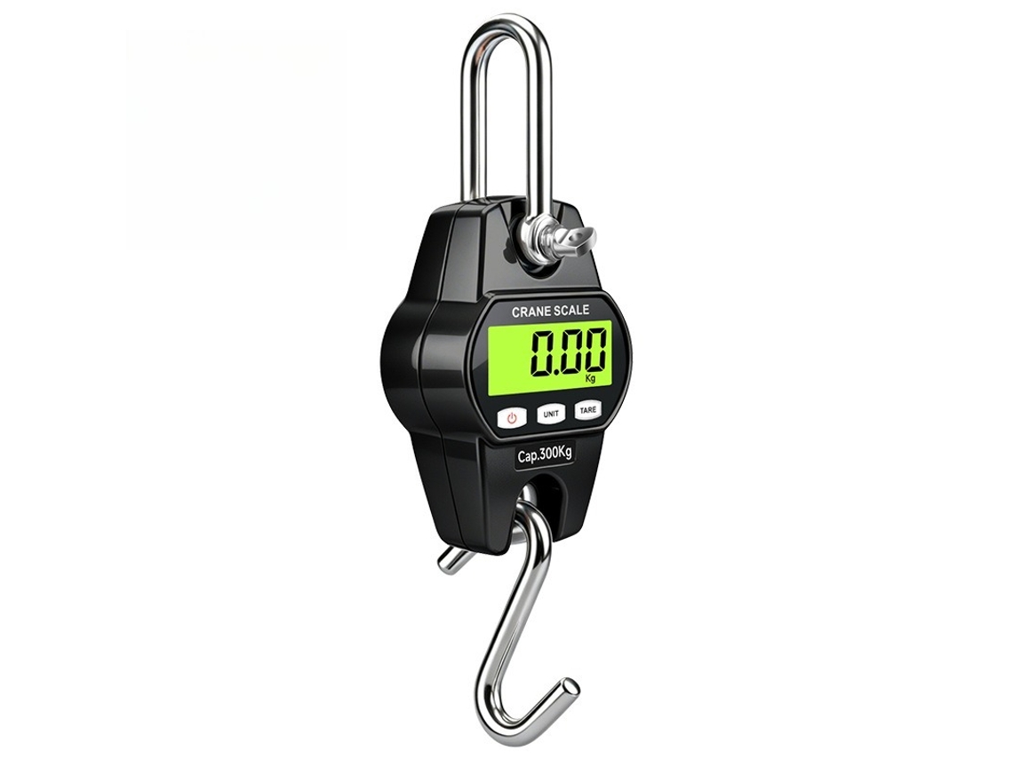 Balança Suspensa Portátil De 300 Kg, Com Caixa Em Plástico Abs, Ideal Para Ginásio, Caça E Viagens. Preto Hexinyigjly