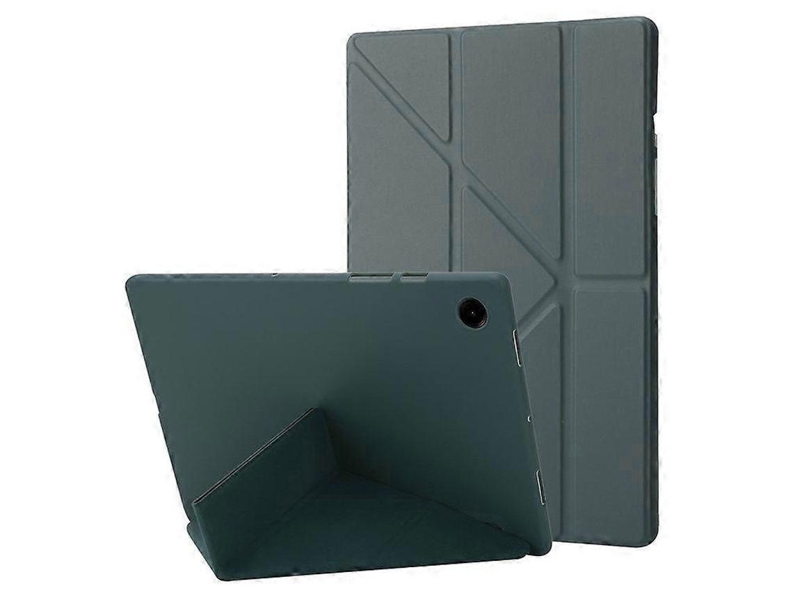 Capa Para Tablet Samsung Galaxy Tab A9+ Com Suporte Origami Em Couro E Silicone.