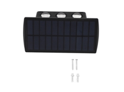 Luminária Solar de Parede AQUAFORGE, Ip65, jardim, externas, iluminação Led