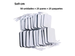 Adesivo de Gel para Eletrodos Tens Ems MDUG (50 Unidades, 5x5cm)