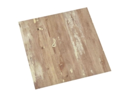 Conjunto 55 Piso Quadrado Vidaxl Castanho Pvc (5,11 M²)
